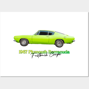 1967 Plymouth Barracuda Fastback Coupe Posters and Art